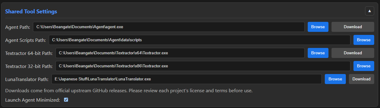 Tool path configuration